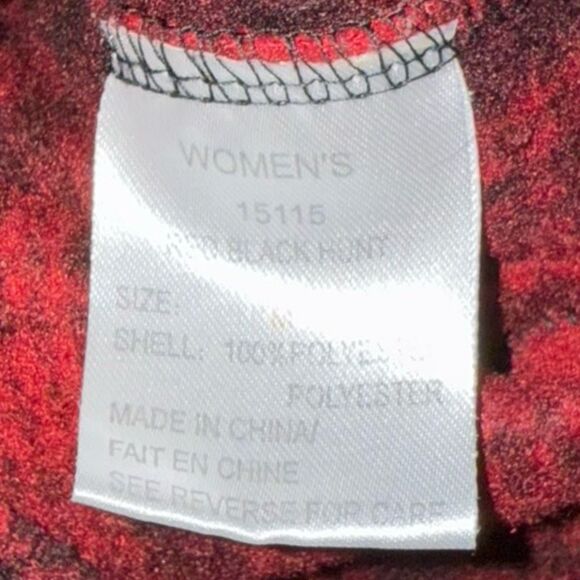 Woolrich Women's Red and Black Hunt Vest Size Medium - Picture 6 of 7